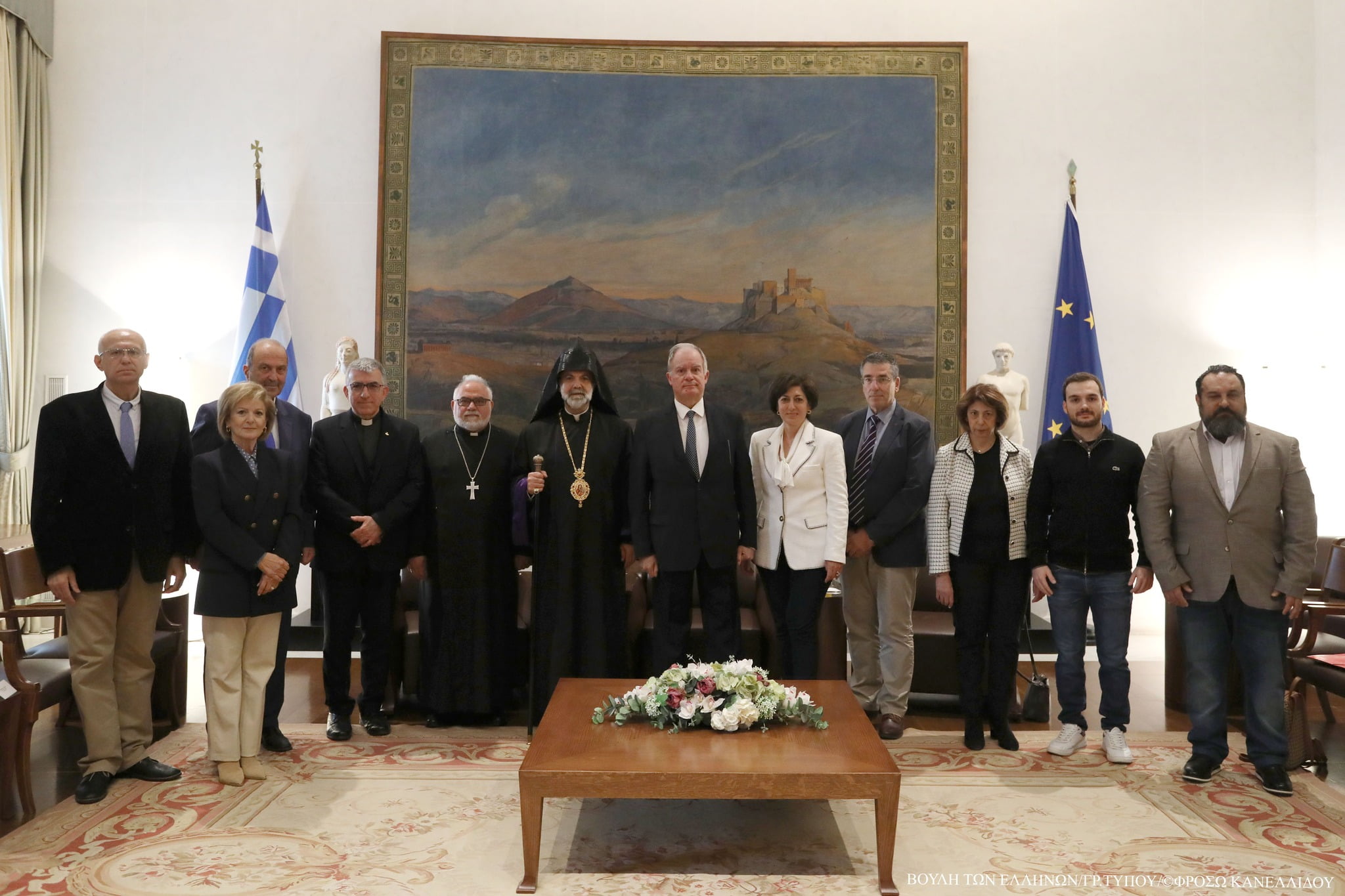 Η Αρμενική Εθνική Επιτροπή Ελλάδας συναντήθηκε με τον πρόεδρο του ελληνικού κοινοβουλίου και έστειλε μήνυμα ανησυχίας για το Αρτσάχ!