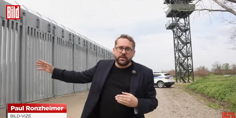 Η γερμανική Bild στον Έβρο: «Αυτός ο φράχτης είναι για να κρατά τους πρόσφυγες εκτός»