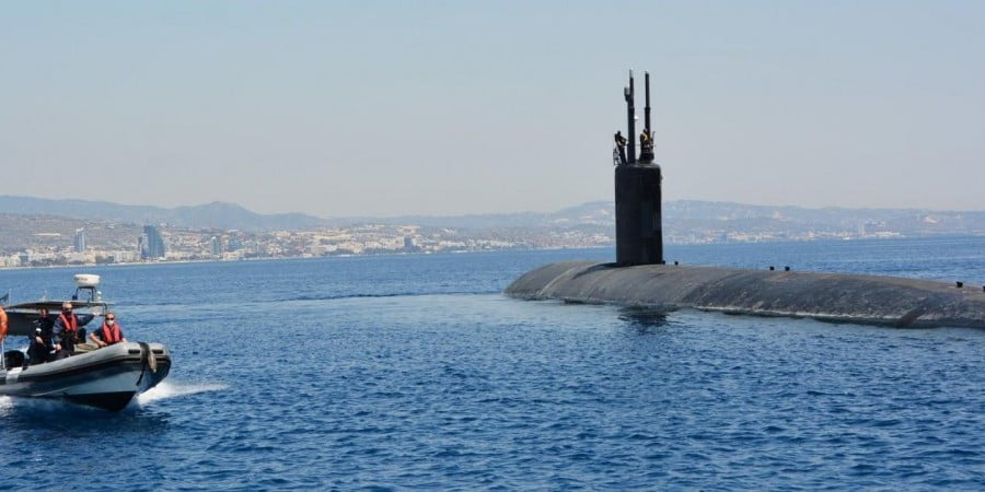 Κύπρος: Αντιδρούν οι σφετεριστές των κατεχομένων για την παρουσία υποβρυχίου των ΗΠΑ στη Λεμεσό
