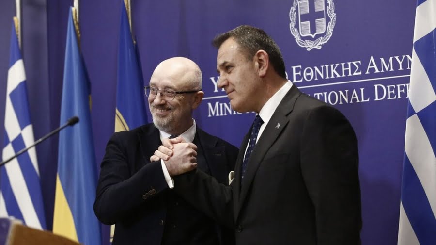 Ν. Παναγιωτόπουλος υποδέχτηκε τον Ουκρανό ΥΠΑΜ: «Ισχυρή στήριξη της Ελλάδας, για όσο χρειαστεί»