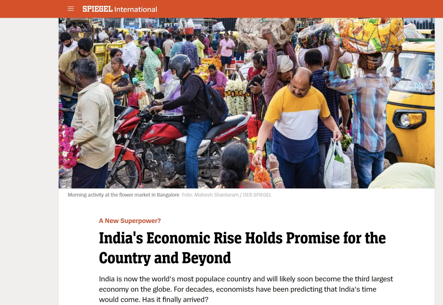Der Spiegel: Το “Made in China” μεταμορφώνεται σε “Made in India”!