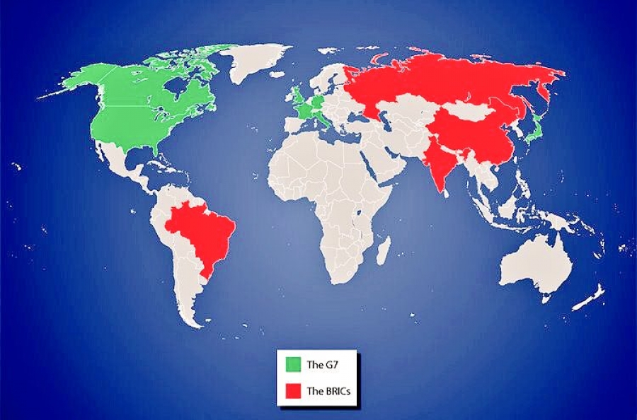 Σχηματίζεται το μέτωπο του αιώνα… BRICS εναντίον των G7