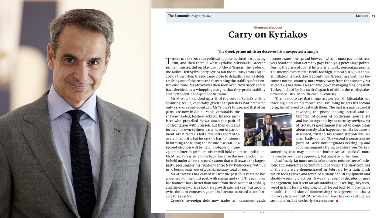 The Economist: Carry on Kyriakos