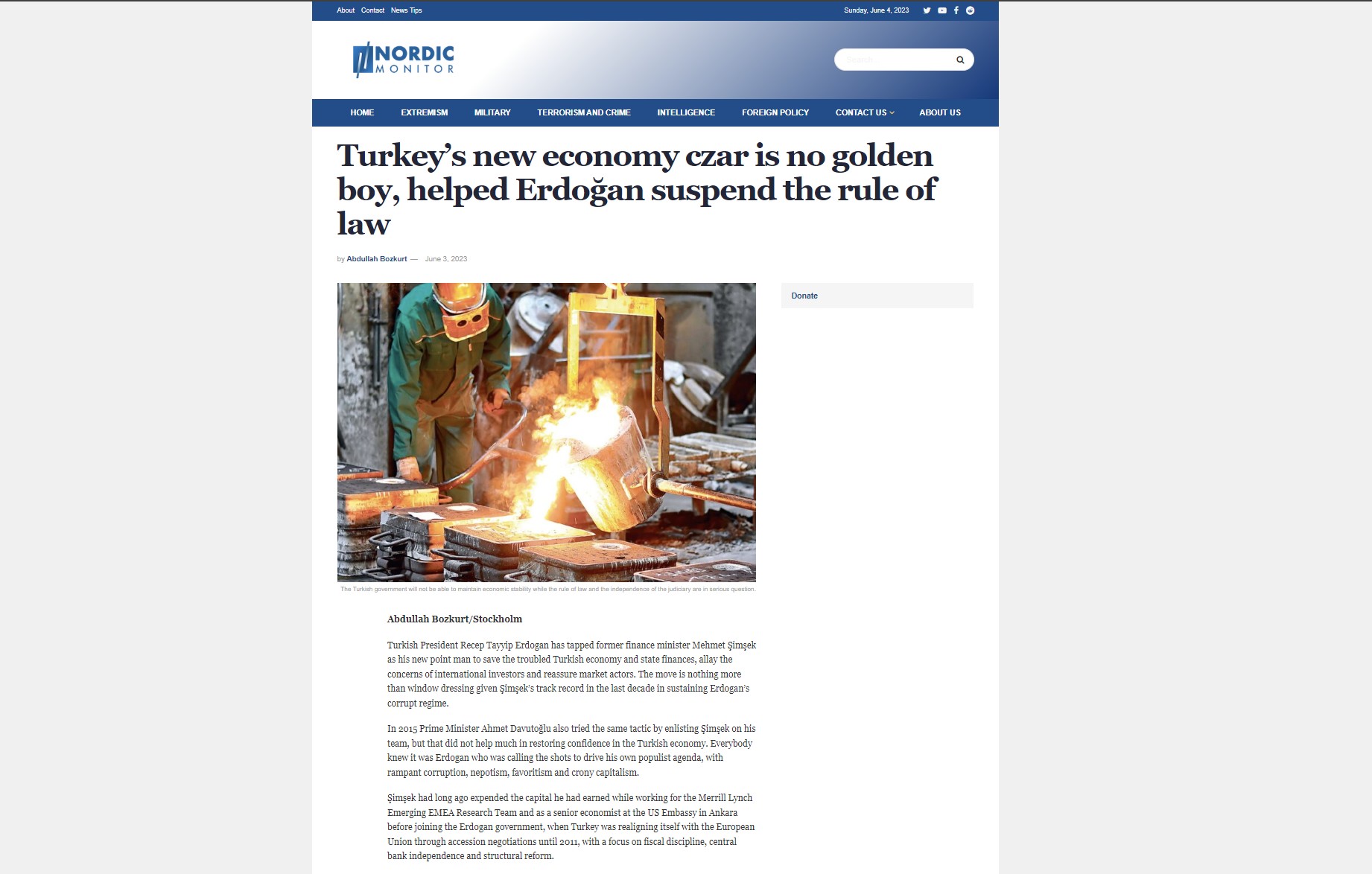 Αμπντουλάχ Μποζκουρτ στο Nordic Monitor: Ο νέος τσάρος της οικονομίας της Τουρκίας δεν είναι golden boy! Βοήθησε τον Ερντογάν να αναστείλει το κράτος δικαίου