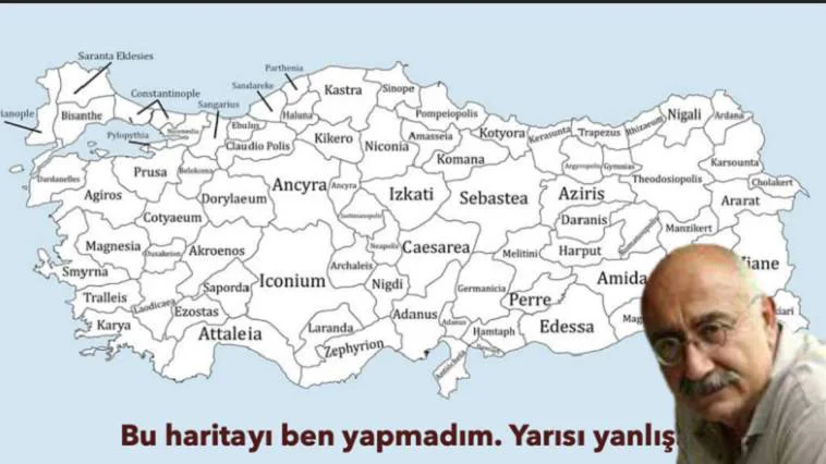 Η ελληνικότητα της Τουρκίας ζει στον χάρτη