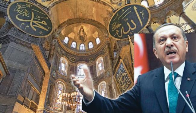 Σε… βέρτιγκο ο Ερντογάν: Εγώ θα αλλάζω το χαρακτήρα της Αγίας Σοφίας, αλλά οι άλλοι δεν πρέπει να αλλάζουν τον χαρακτήρα των τζαμιών