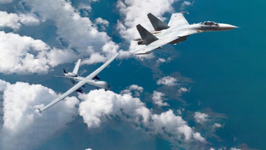 Αερομαχίες ΗΠΑ – Ρωσίας και… εκατέρωθεν πυρά στη Συρία: Ρωσικά Su-35 εναντίον drones ΜQ-9 Reaper