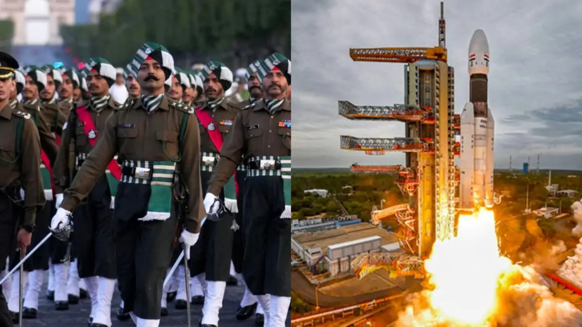 Double Triumph: India Celebrates Bastille Day Honours and Successful Lunar Mission Launch