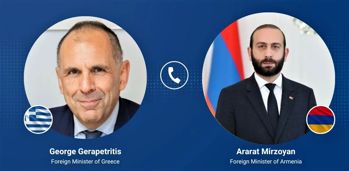 Τηλεφωνική επικοινωνία Γεραπετρίτη – Μιρζογιάν! Στο πλευρό της Αρμενίας τάσσεται η Ελλάδα