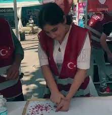 Ακροδεξιό κόμμα φτιάχνει, στην κυριολεξία, με το αίμα των υποστηρικτών του τη σημαία της Τουρκίας