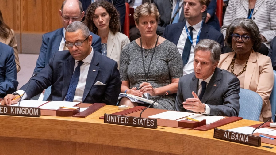 Διαξιφισμοί και αλληλοκατηγορίες Μπλίνκεν-Λαβρόφ στο Συμβούλιο Ασφαλείας του ΟΗΕ