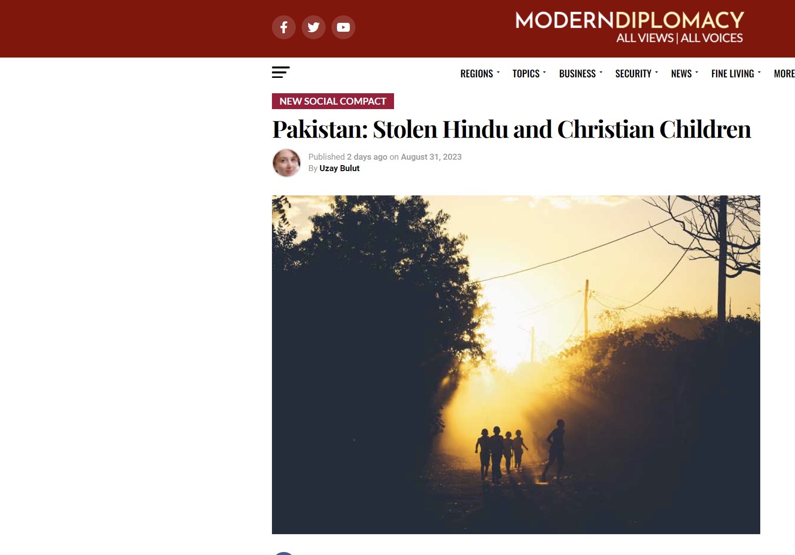 Ουζάι Μπουλούτ: Απαγωγές παιδιών Ινδουιστών και χριστιανών στο Πακιστάν! Βίαιοι εξισλαμισμοί και γάμοι – Τα θύματα υφίστανται σεξουαλική επίθεση και βασανιστήρια