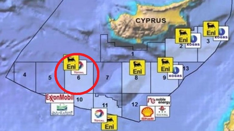 Κυπριακή ΑΟΖ: Αρχίζει η γεώτρηση Κρόνος-2 της ΕΝΙ, στο Τεμάχιο 6