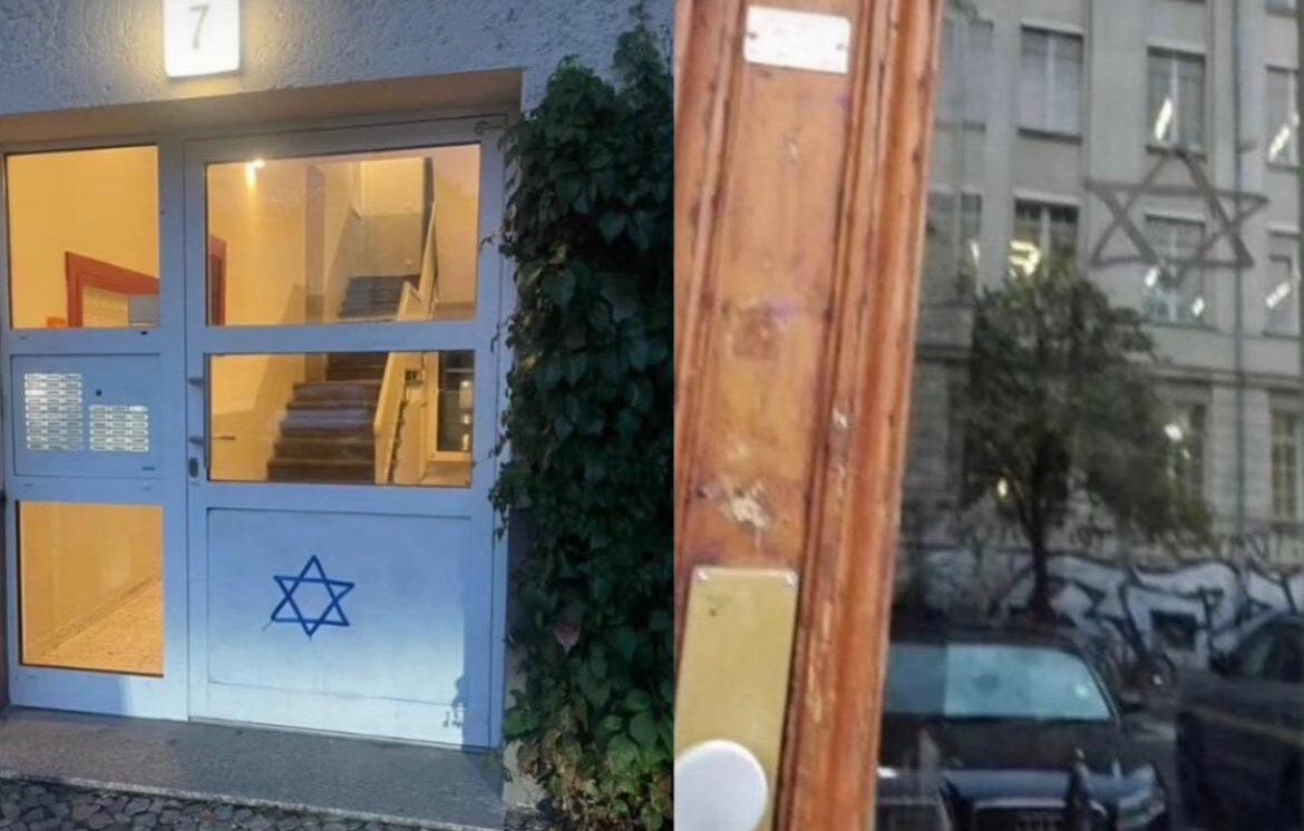 Γερμανία: Σημαδεύουν εξώπορτες Εβραίων με το Αστέρι του Δαβίδ – Δείτε φωτογραφίες