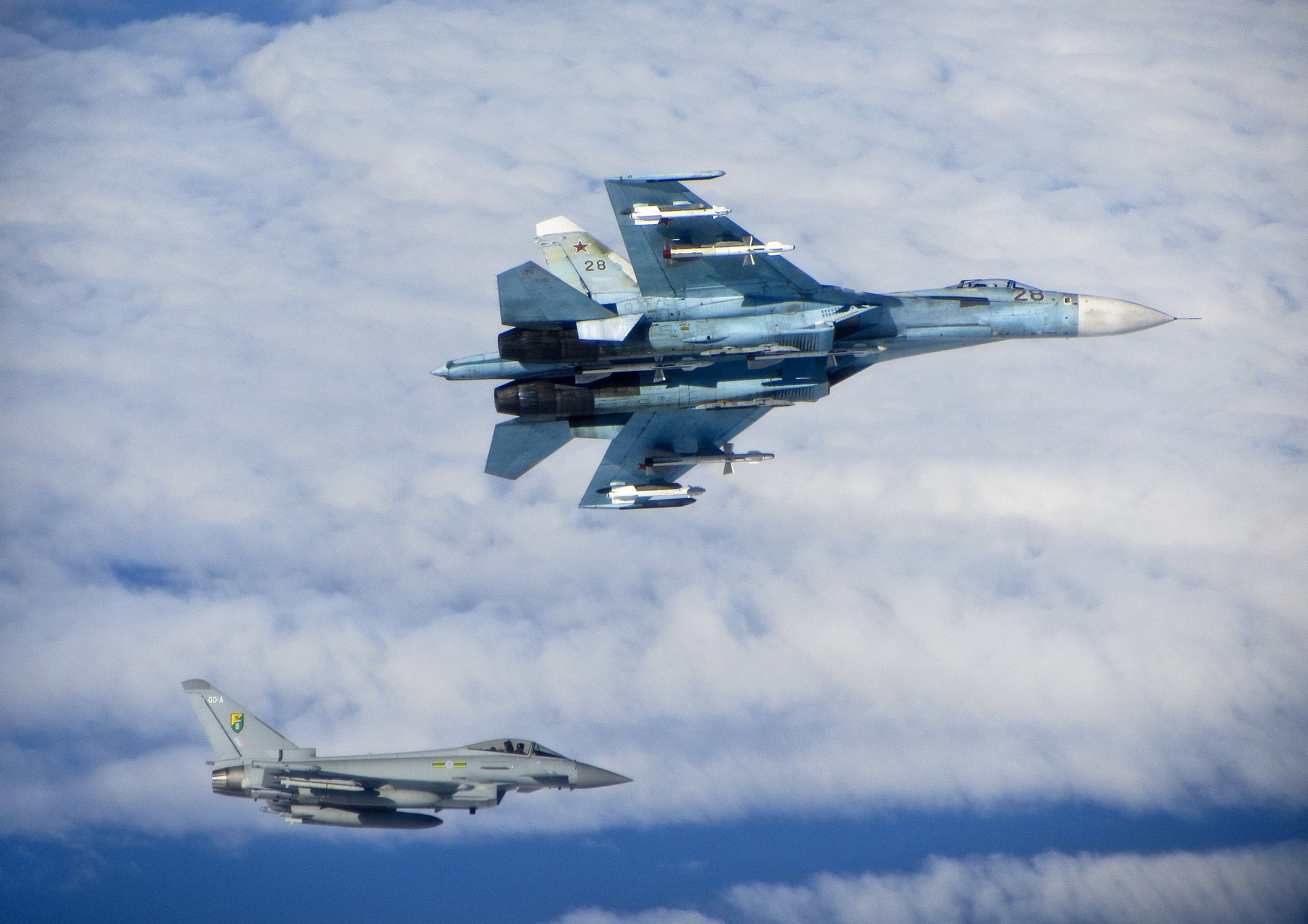 Ρωσία: Απέτρεψε την είσοδο βρετανικών αεροσκαφών Typhoon στον εναέριο χώρο της