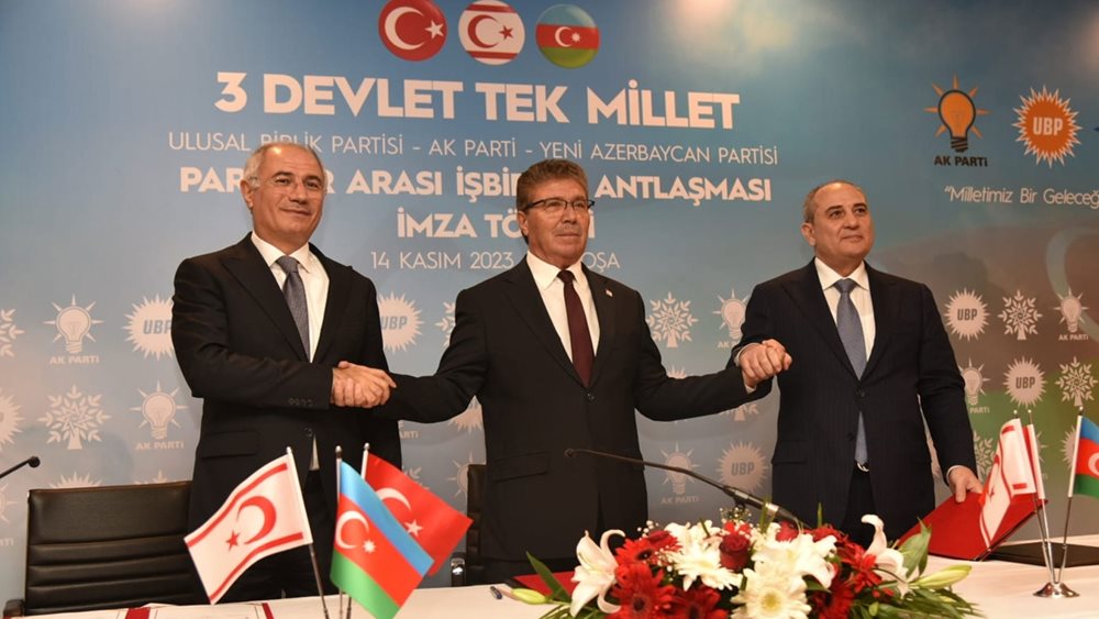 “Τρία κράτη ένα έθνος”: Τουρκία, Αζερμπαϊτζάν και Κατεχόμενα υπέγραψαν επίσημη συμφωνία στη Λευκωσία