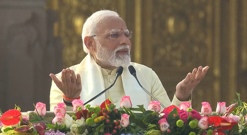 Δείτε τι είπε ο πρωθυπουργός της Ινδίας σε θυρανοίξια ινδουιστικού ναού: “Πρέπει να βάλουμε τα θεμέλια για χίλια χρόνια από σήμερα”