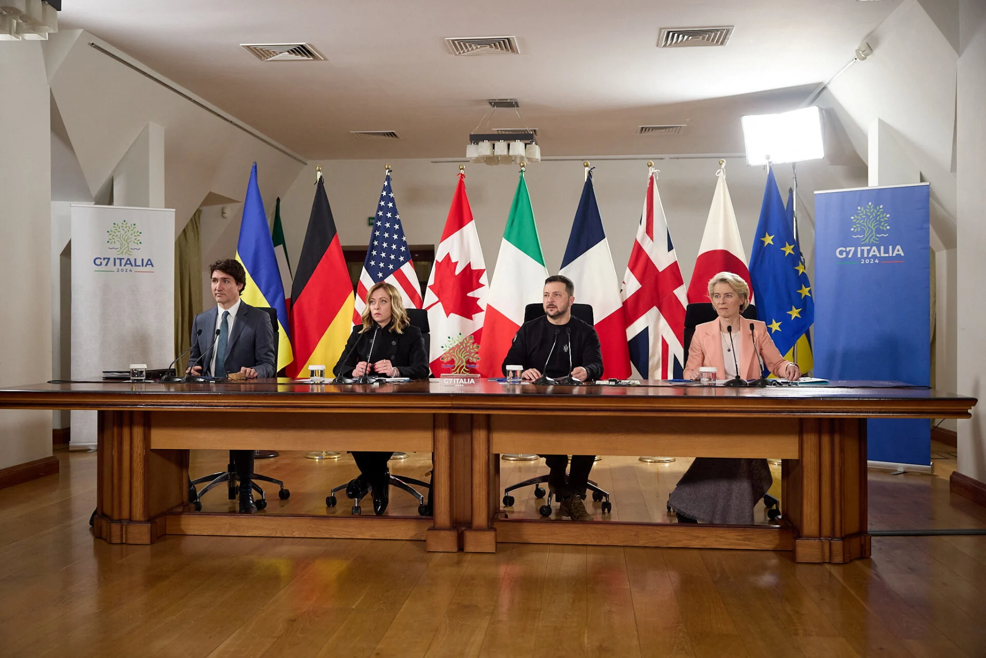 G7: «Θα σας στηρίζουμε για όσο χρειαστεί» το μήνυμα στην Ουκρανία