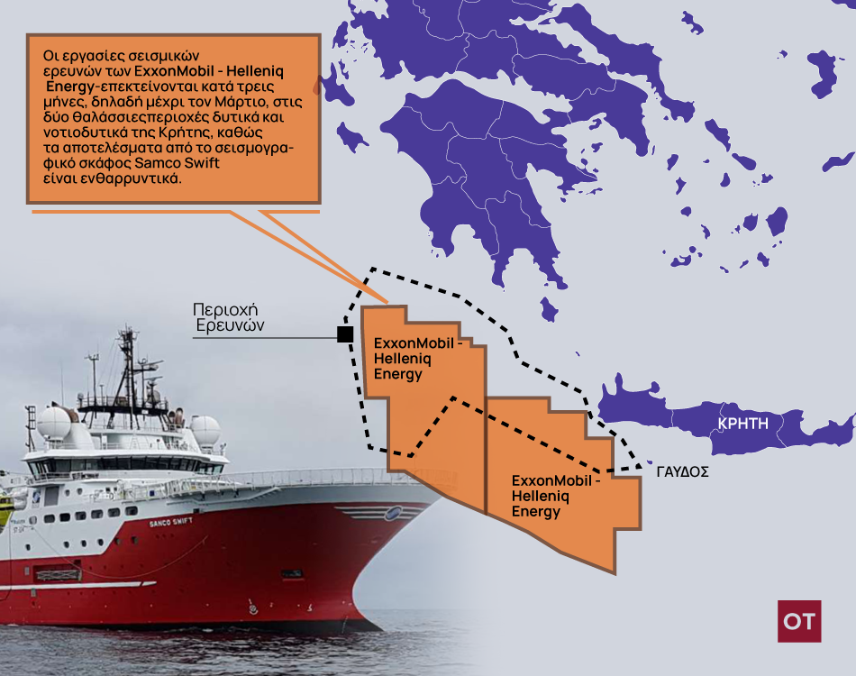 Ελλάδα: Συνάντηση κυβέρνησης ExxonMobil με το βλέμμα στη γεώτρηση της Κρήτης