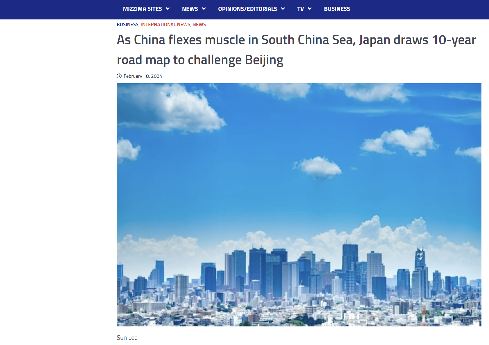 Η Ιαπωνία σχεδιάζει οδικό χάρτη 10 ετών για να αμφισβητήσει το Πεκίνο