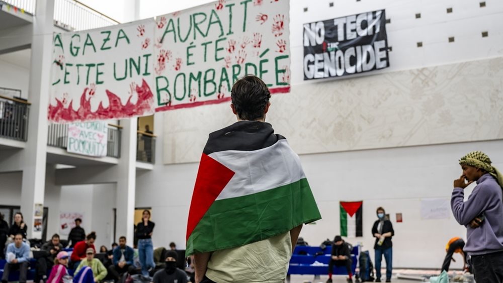 Συνεχίζονται οι κινητοποιήσεις των φοιτητών υπέρ των Παλαιστινίων στην Ευρώπη