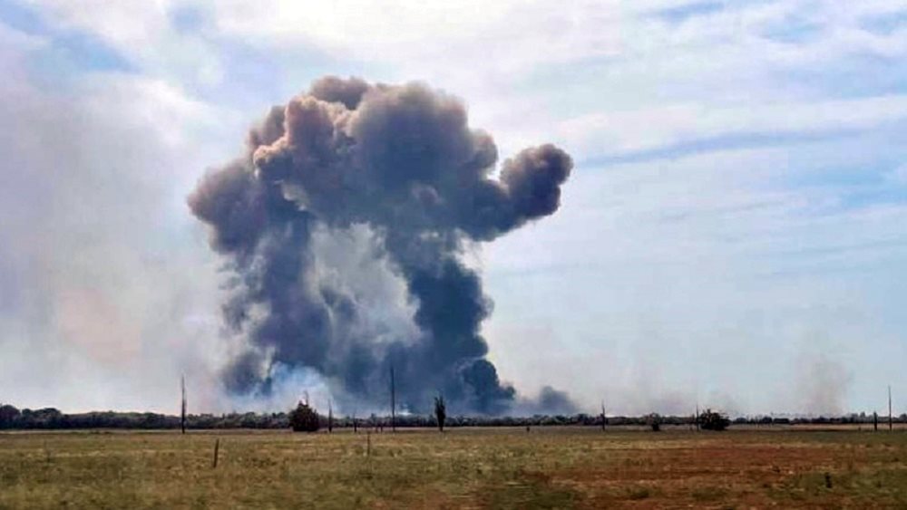 Ουκρανικό χτύπημα στην αεροπορική βάση της Κριμαίας