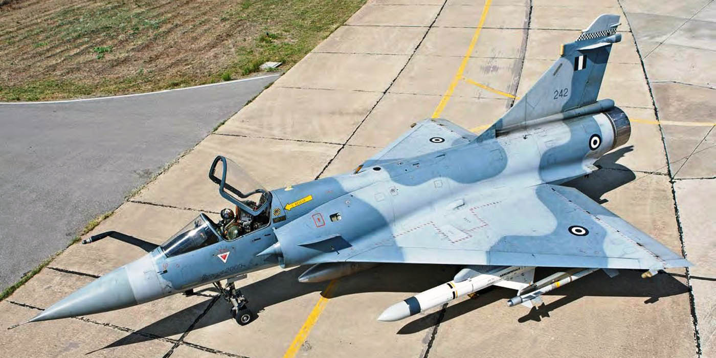 Εγκατάλειψη αεροσκάφους Mirage 2000-5 στην Τανάγρα!
