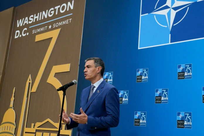 Σάντσεθ στη Σύνοδο Κορυφής του ΝΑΤΟ: Δεν γίνεται να έχουμε δύο μέτρα και δύο σταθμά για την Ουκρανία και τη Γάζα